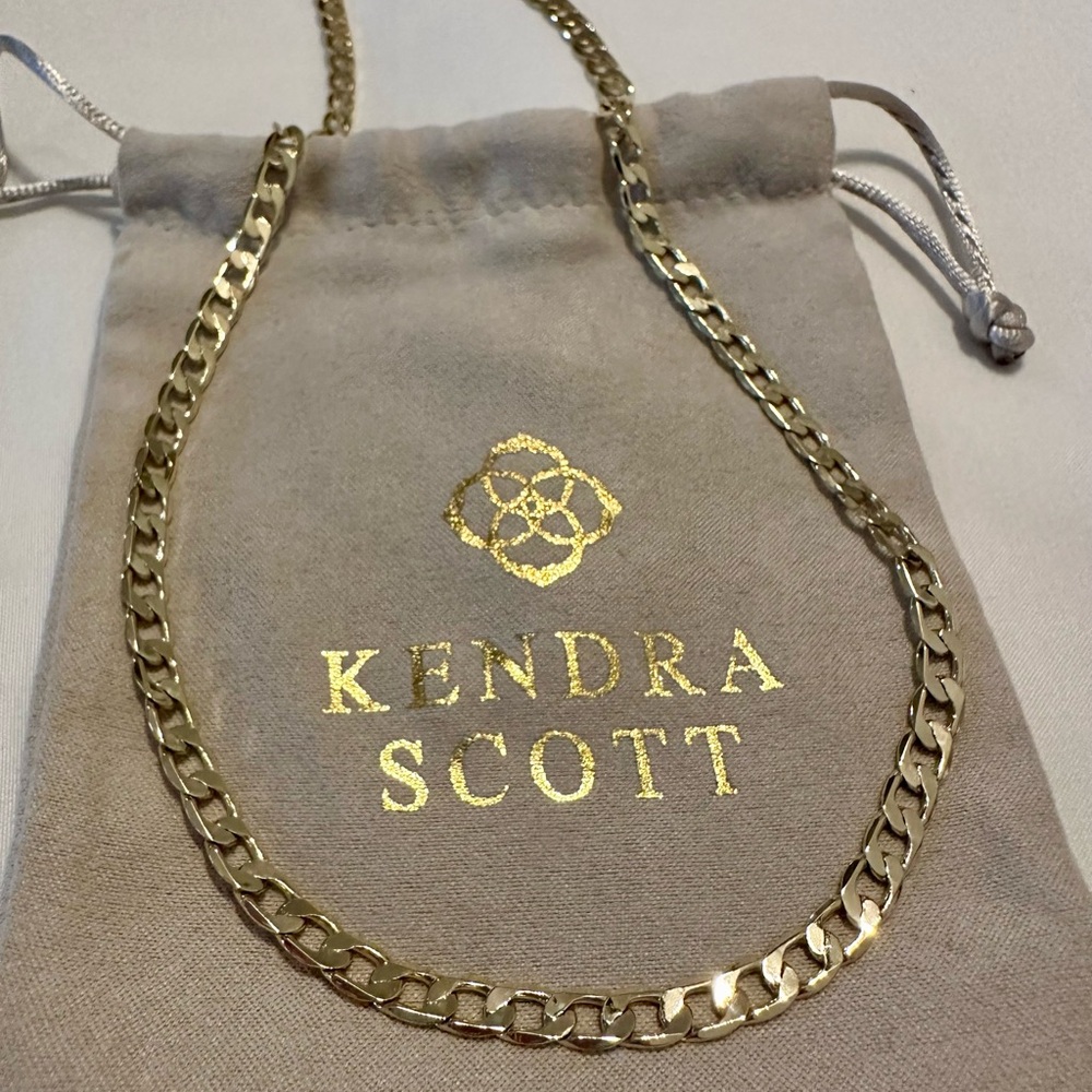 Kendra Scott Ronnie Link Necklace in Gold